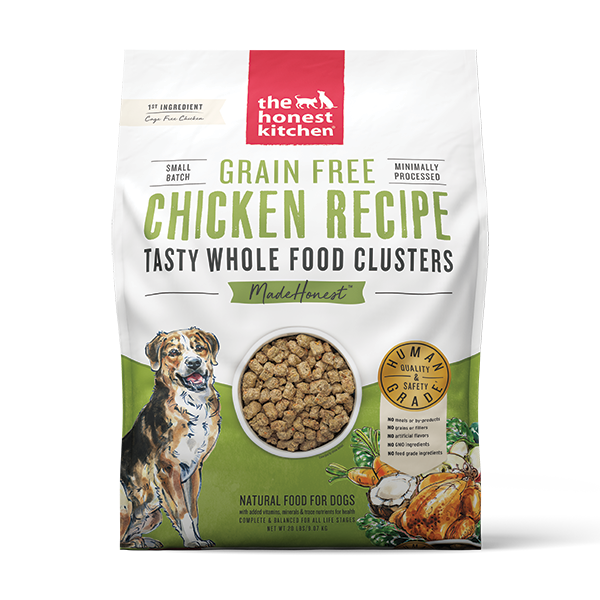 Honest Kitchen Dog GF Clusters Whole Food Chicken 20 lb