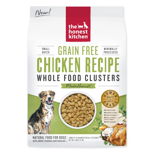 Honest Kitchen Dog GF Clusters Whole Food Chicken 5 lb