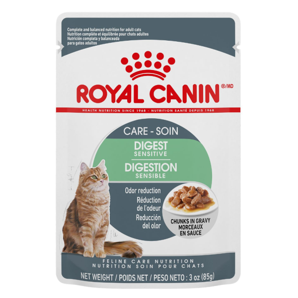 Royal Canin FCN Digest Sensitive Chunks in Gravy Pouch 85g