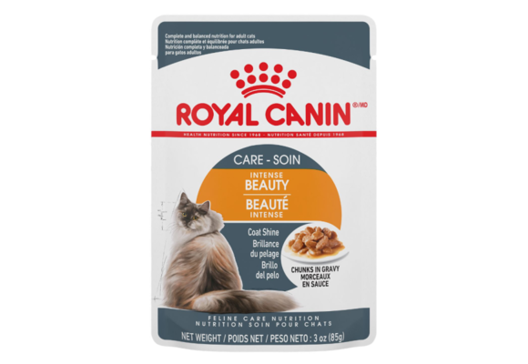 Royal Canin FHN Intense Beauty Chunks in Gravy Pouch 85g