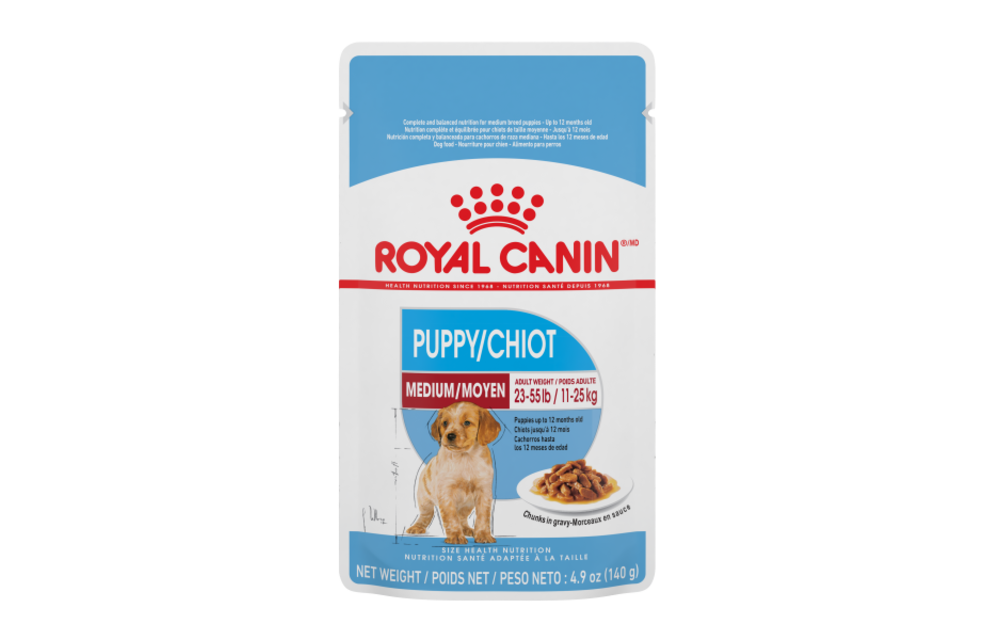 Royal Canin SHN Med Puppy Chunks Pouch 140g