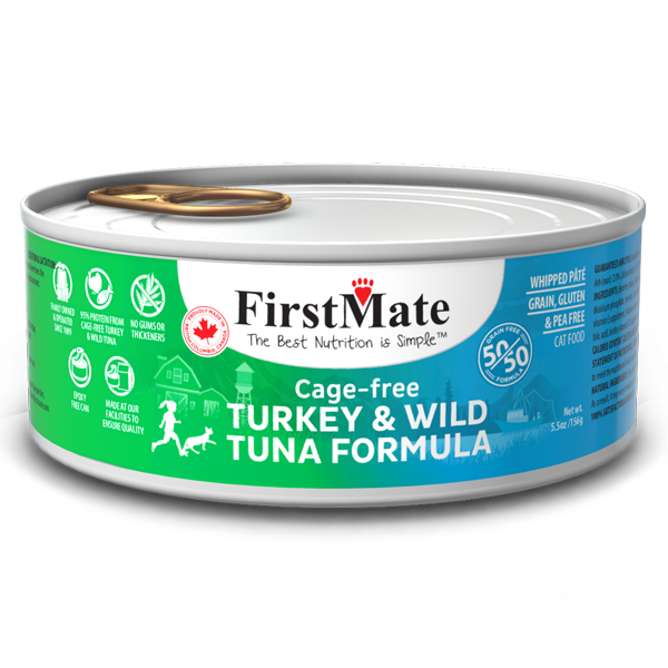 FirstMate GFree Tuna & Turkey 156g Cat