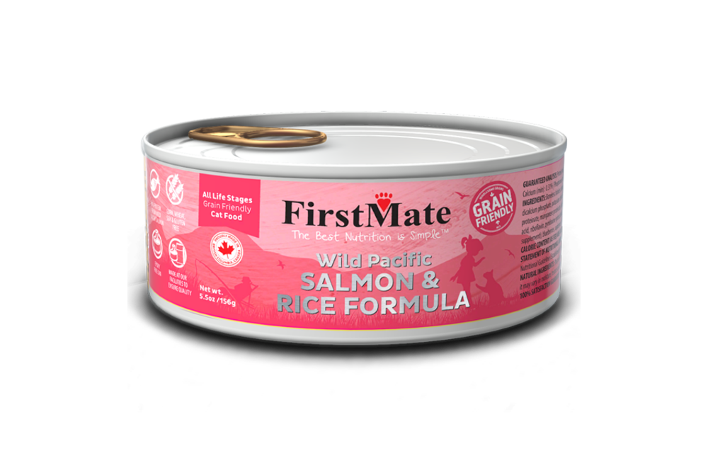 FirstMate GFriendly Salmon Rice 5.5oz Cat