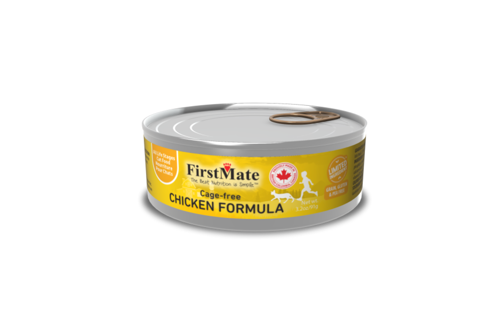 FirstMate GFree Chicken 3.2oz Cat