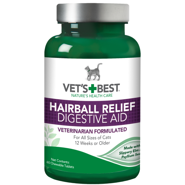 Vets Best Hairball Relief Tabs 60pk