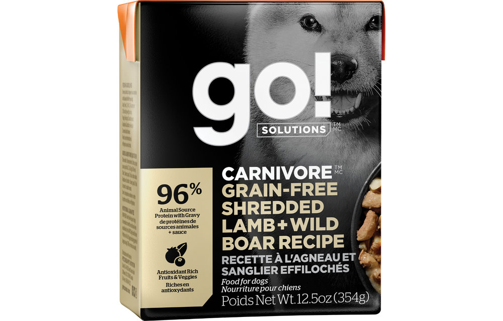 GO! Shredded Lamb & Boar 12.5oz Dog