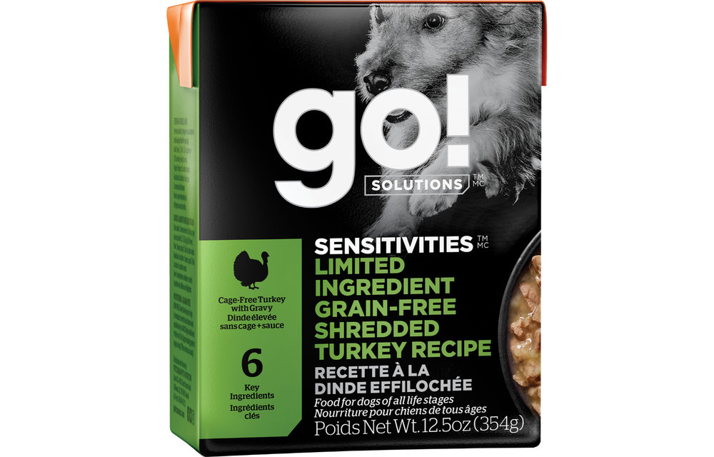 GO! LID Shredded Turkey 12.5oz Dog