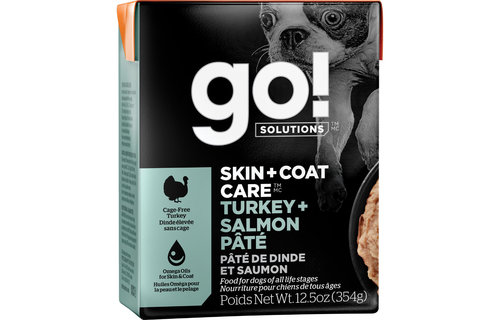 GO! Turkey & Salmon Pate 12.5oz Dog