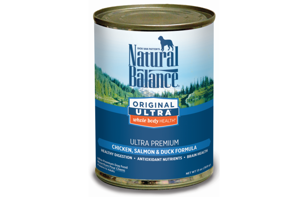 Natural Balance Ultra Chicken, Salmon & Duck 13oz DogNatural Balance Ultra Chicken/Salmon/Duck Dog 13 oz