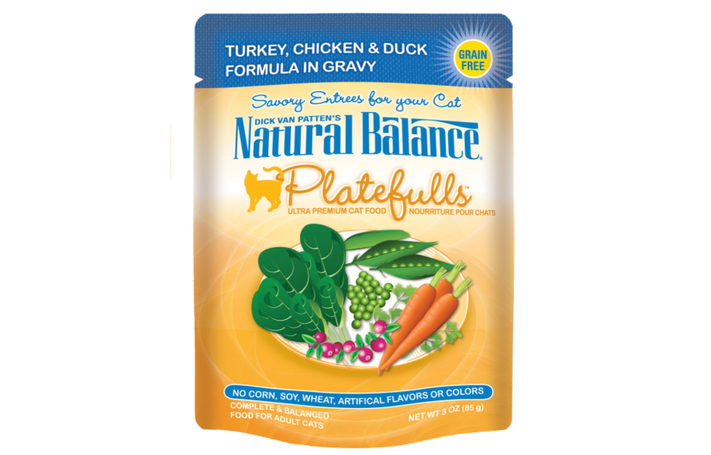 Natural Balance Platefuls Turkey/Chicken/Duck Cat 3 oz