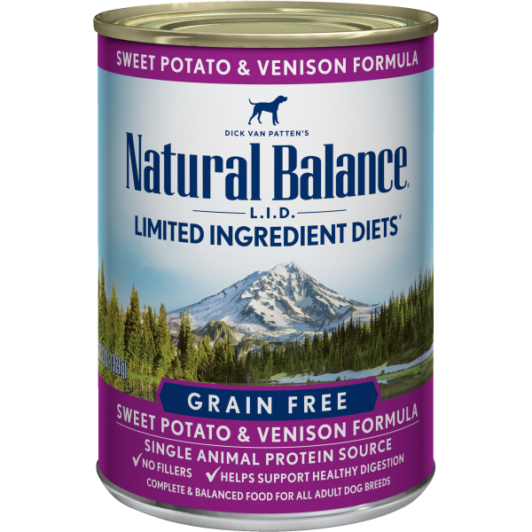 Natural Balance LID Venison & Sweet Potato Dog 13 oz