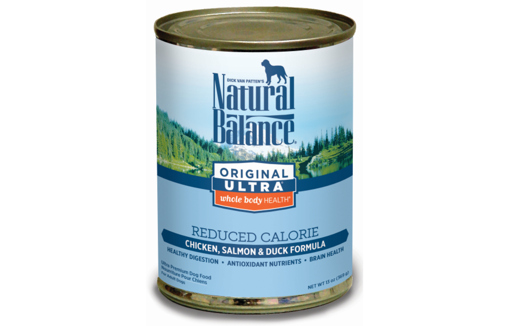 Natural Balance Ultra Reduced Calorie Chicken/Salmon/Duck Dog 13 oz
