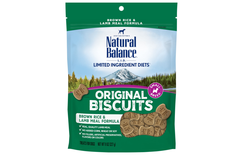 Natural Balance LID Lamb & Rice Treat Sml Dog 8 oz