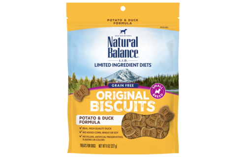 Natural Balance LID Duck & Potato Treat Sml Dog 8 oz