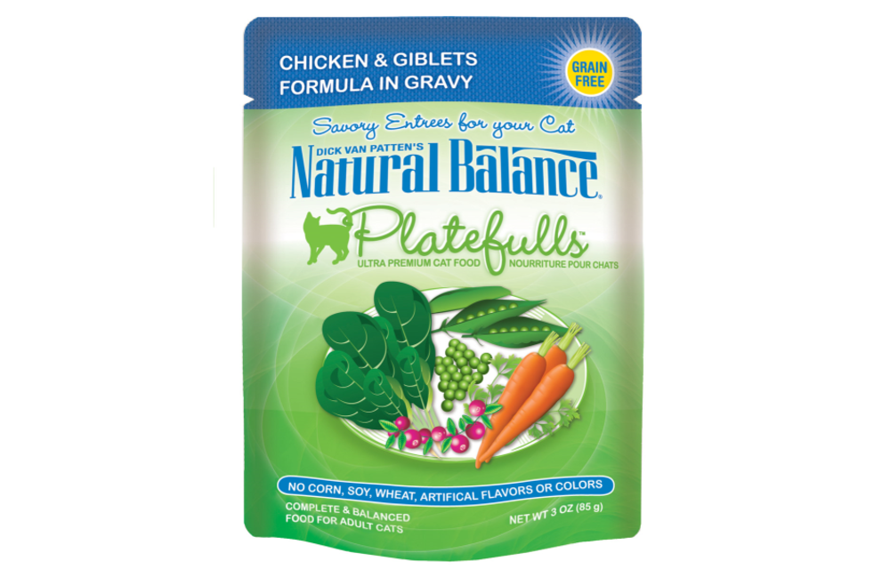 Natural Balance Platefuls Chicken & Giblets Cat 3 oz