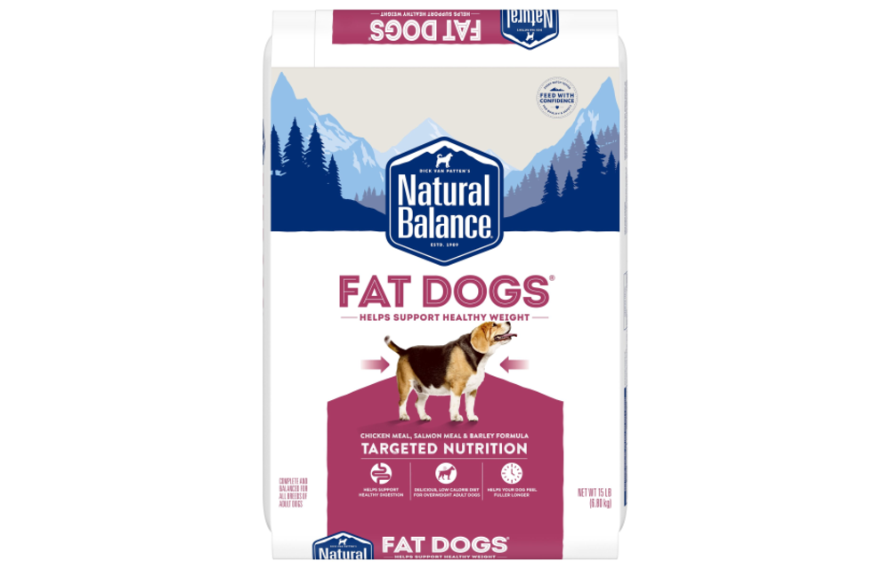 Natural Balance Fat Dog Low Calorie Dog 15 lb