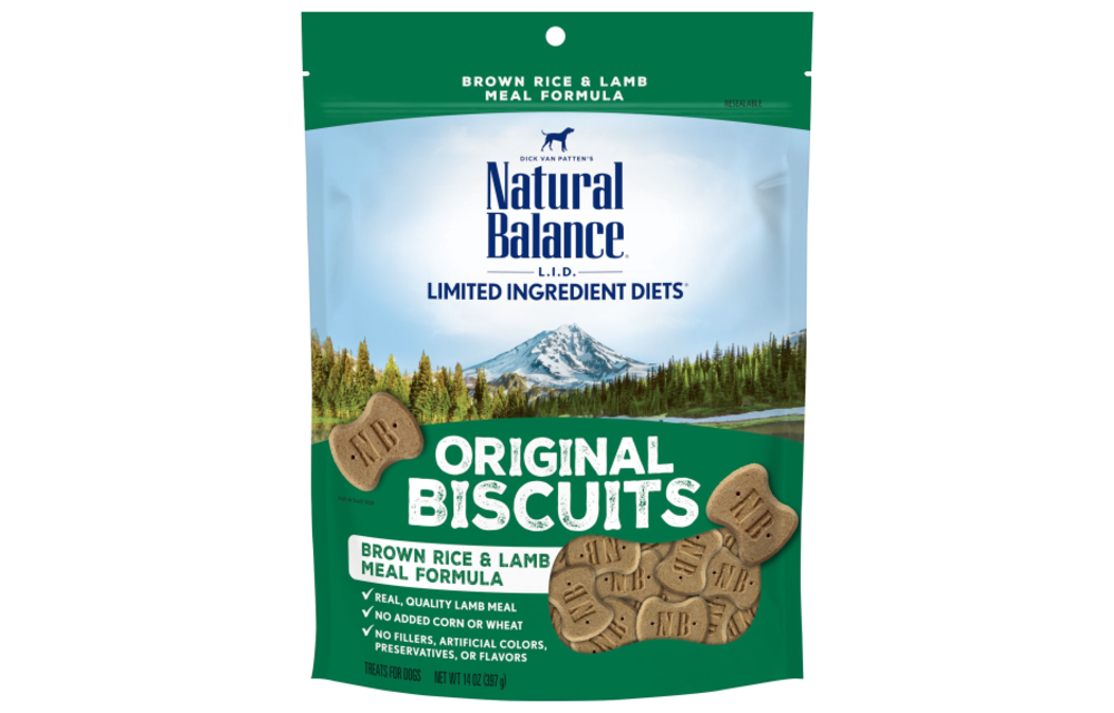 Natural Balance Lamb & Brown Rice Treat Dog 14 oz