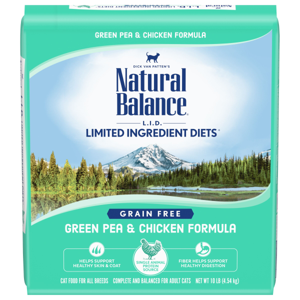 Natural Balance Chicken & Green Pea Cat 10 lb