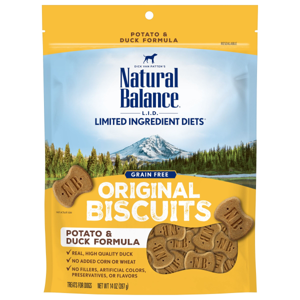 Natural Balance Duck & Potato Treat Dog 14 oz
