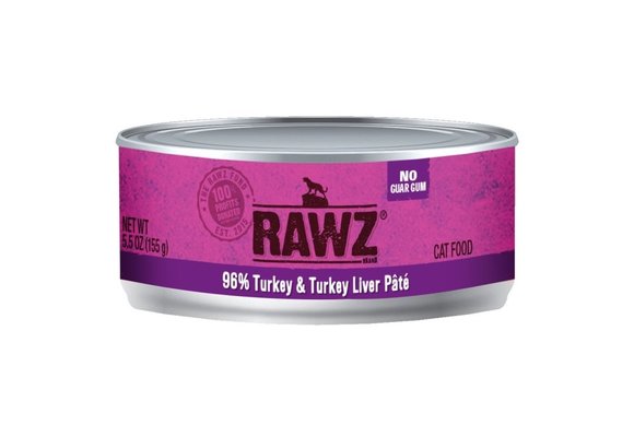 RAWZ 96% Turkey Liver Cat 156 g