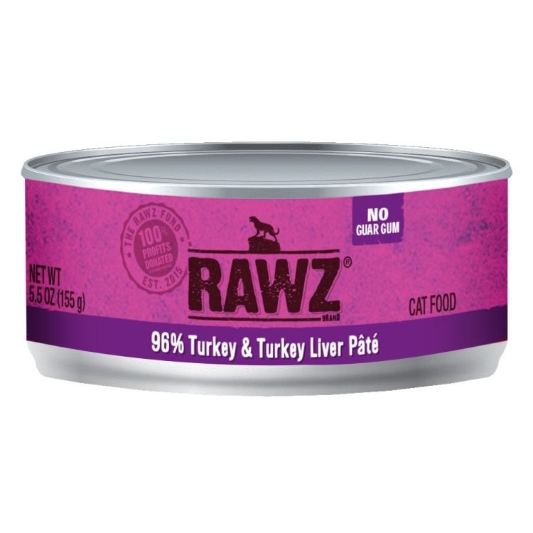 RAWZ 96% Turkey Liver Cat 156 g