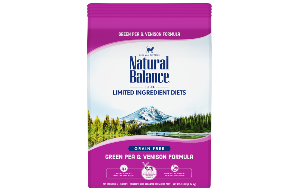 Natural Balance LID Green Pea & Venison Cat 4.5 lb