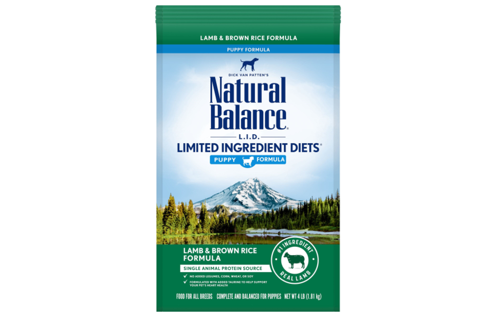 Natural Balance LID Lamb & Rice Puppy 4 lb