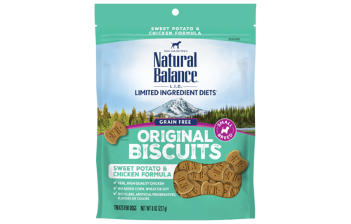Natural Balance Chicken & Sweet Potato Sm Treat Dog 8 oz