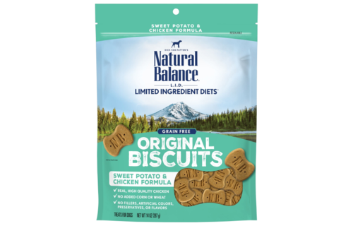 Natural Balance LID Chicken/SPotato Treats Dog 14 oz