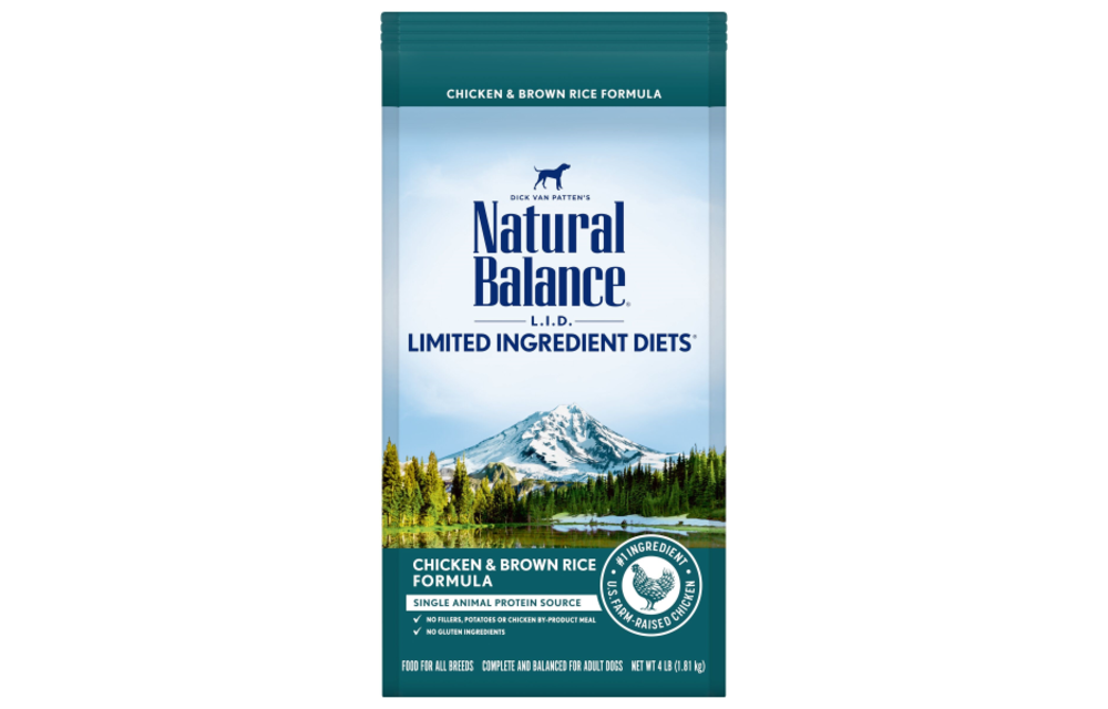 Natural Balance LID Chicken & Brown Rice Dog 4 lb