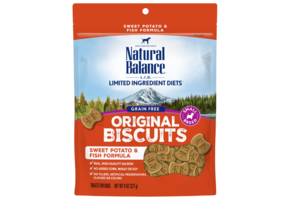 Natural Balance Fish/Sweet Potato Sm Treat Dog 8 oz