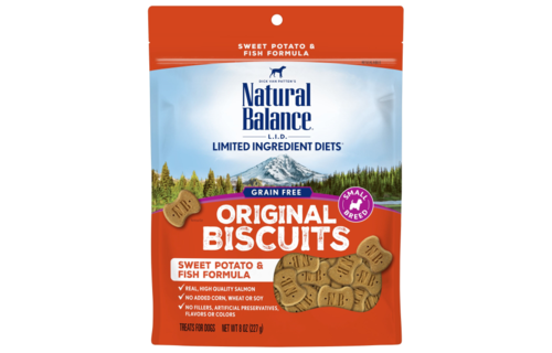 Natural Balance Fish/Sweet Potato Sm Treat Dog 8 oz