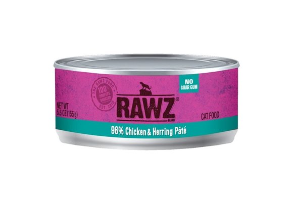 RAWZ 96% Chicken & Herring Cat 156 g