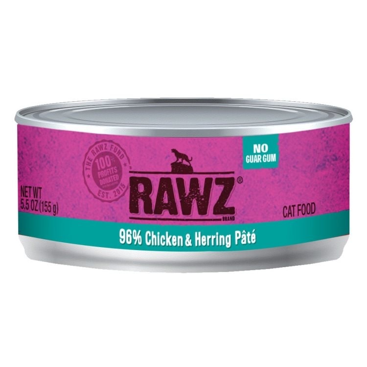 RAWZ 96% Chicken & Herring Cat 156 g