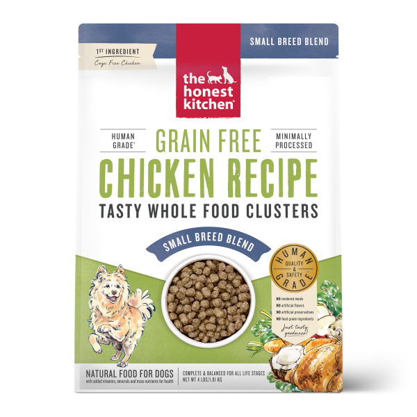 Honest Kitchen GF WF Clusters Sm Breed Chicken 4 lb
