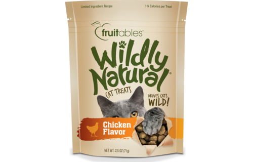 Fruitables Wildly Naturals Chicken Treats Cat 71 g