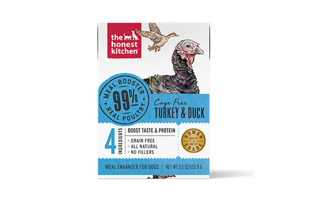 Honest Kitchen Booster Turkey & Duck Dog 5.5 oz