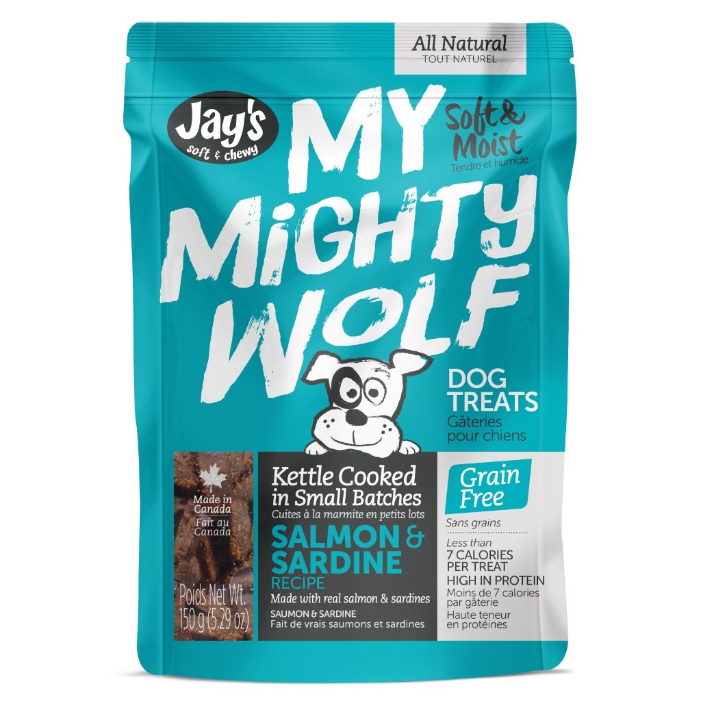 My Mighty Wolf Salmon & Sardine Treats Dog 150 g