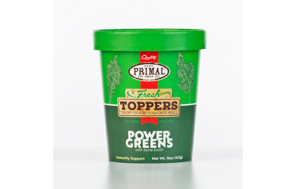 Primal Top Power Greens Toppers Dog 16 oz