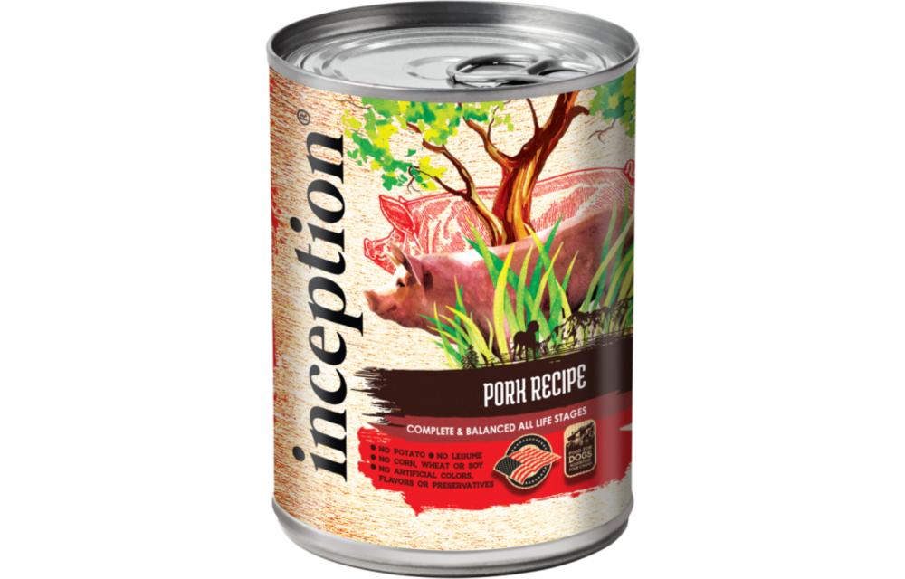 Inception Pork Recipe Dog 13 oz