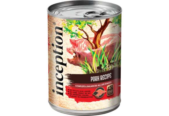 Inception Pork Recipe Dog 13 oz