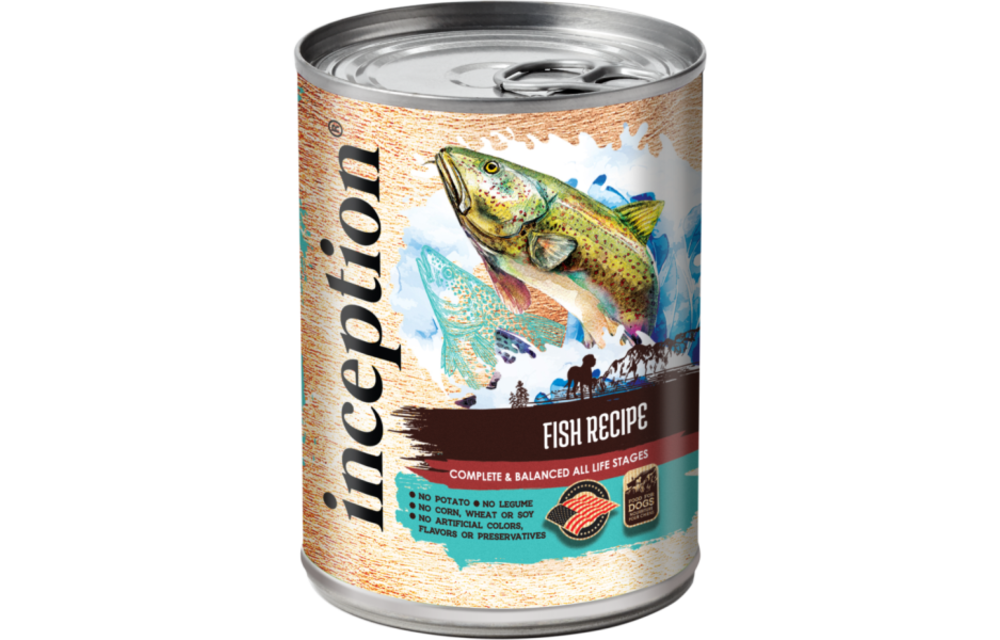 Inception Fish Recipe Dog 13 oz