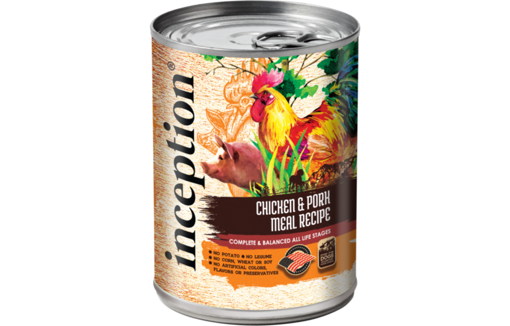 Inception Chicken & Pork Recipe Dog 13 ozg