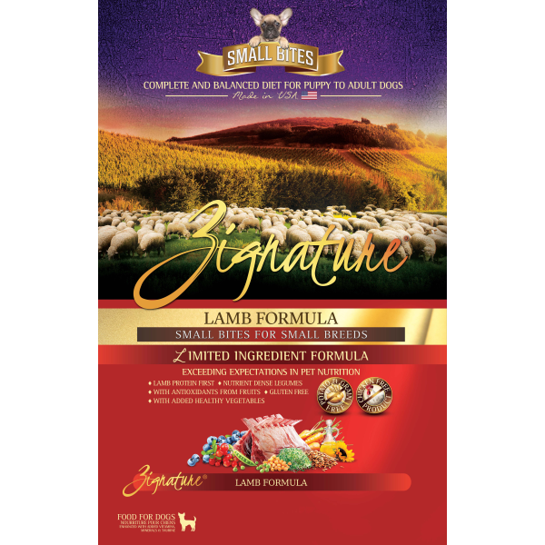Zignature LID GF Lamb Small Bites Dog 4 lb