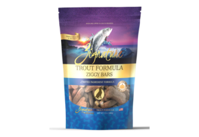 Zignature Ziggy Bars Trout Treats Dog 12 oz