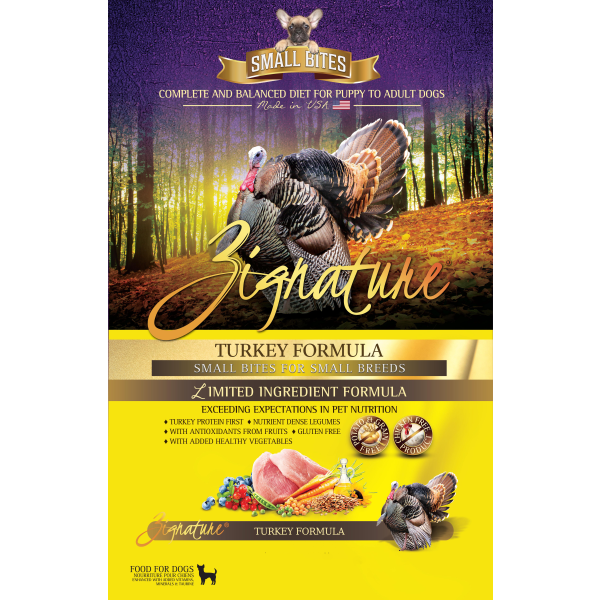 Zignature LID GF Turkey Small Bites Dog 4 lb