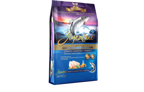 Zignature LID GF Trout & Salmon Small Bites Dog 12.5 lb