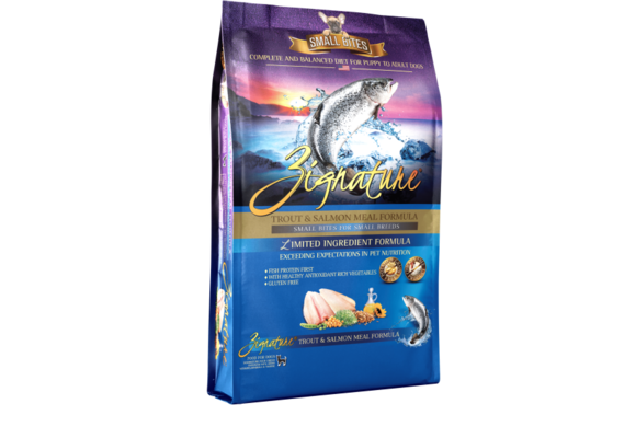 Zignature LID GF Trout & Salmon Small Bites Dog 12.5 lb