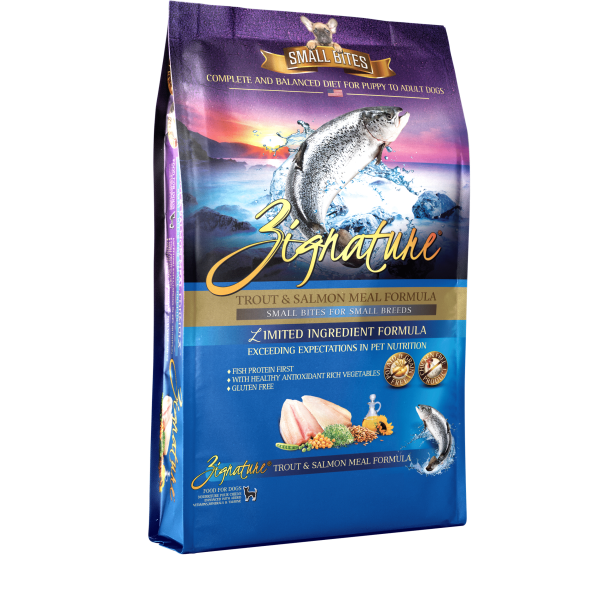 Zignature LID GF Trout & Salmon Small Bites Dog 12.5 lb