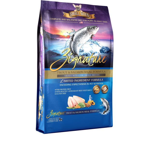 Zignature LID GF Trout & Salmon Small Bites Dog 12.5 lb
